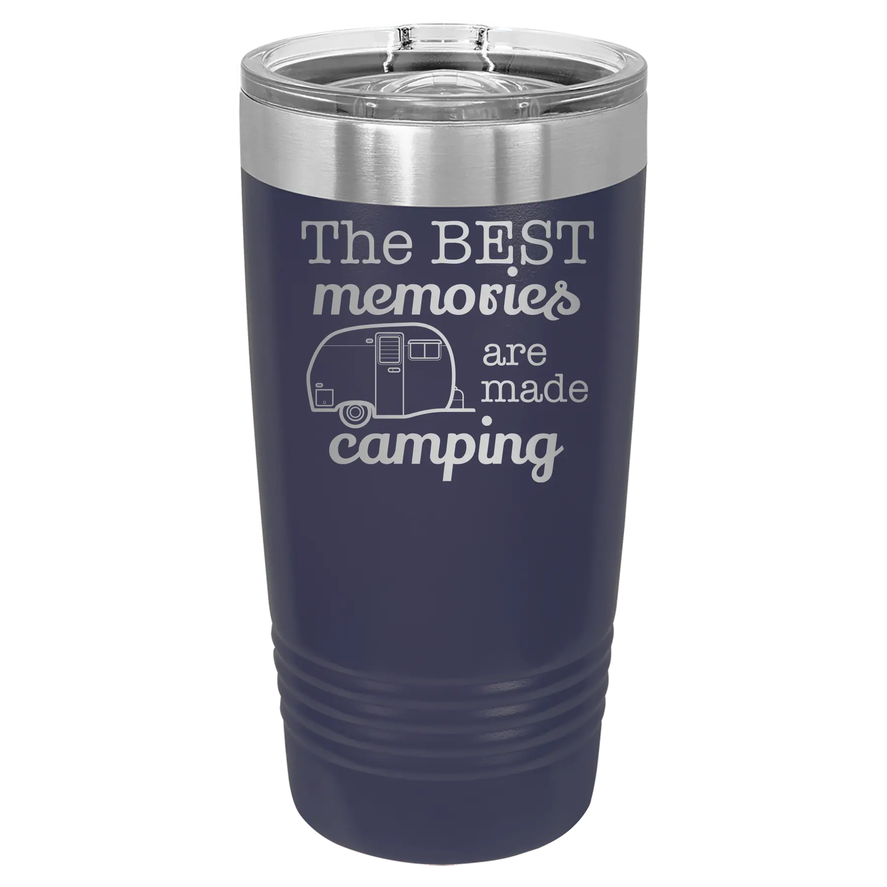 Camping 20 oz Tumbler | Navy
